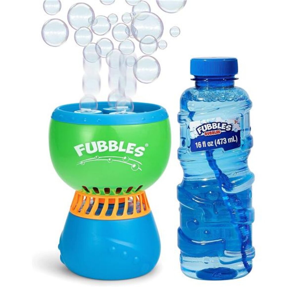 NO Spill Funfiniti Bubble Machine | Blows One Hour of Non Stop Bubbles